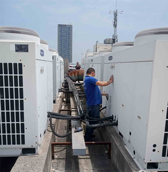 宁陵中央空调制热和不制冷系统维修方法